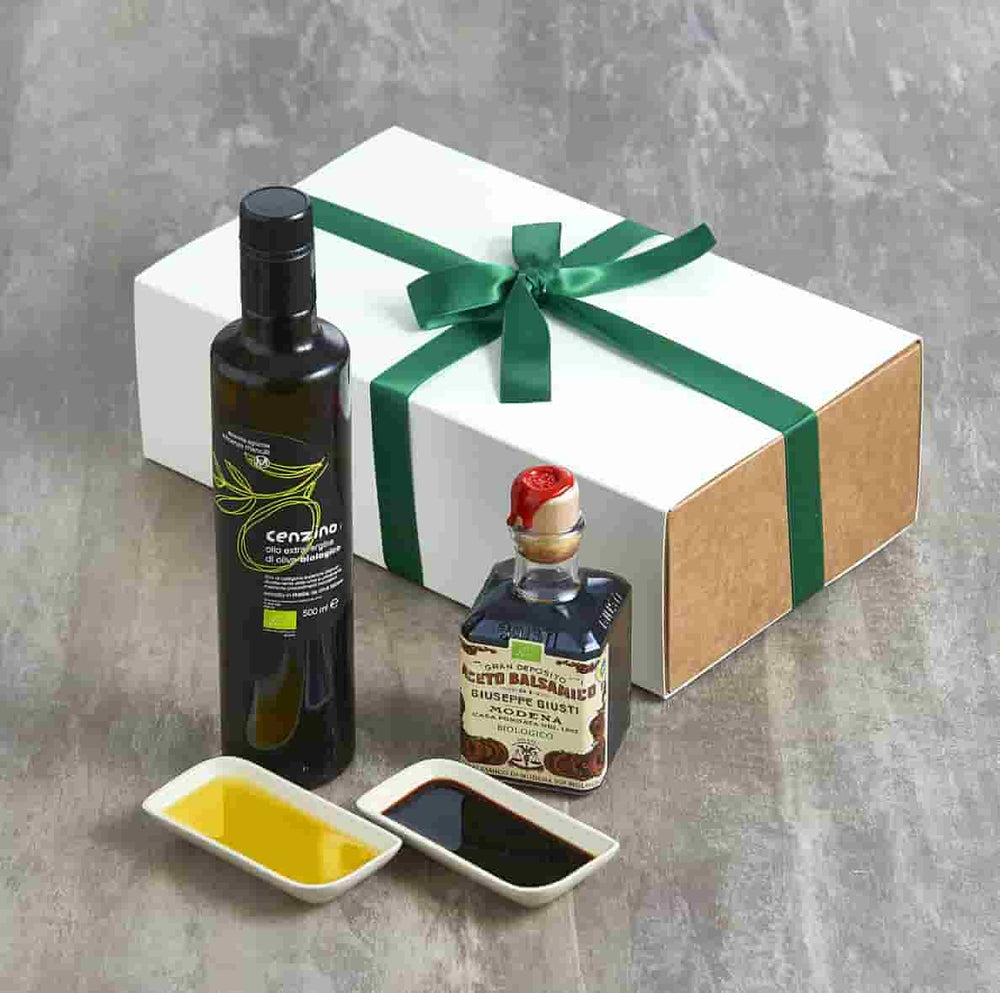 Organic Olive OIl & Balsamic Dipping Set