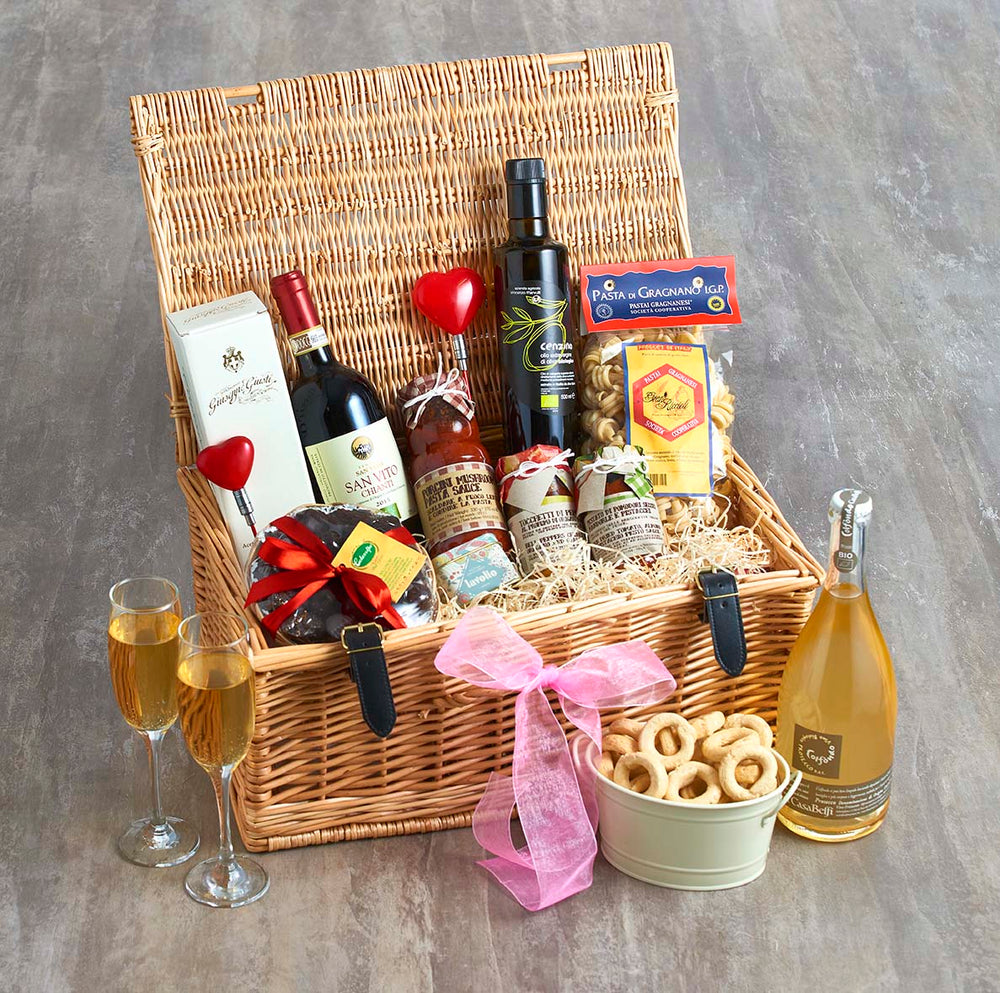 Mr Mrs Deluxe Wedding Hamper Italian Hampers – Vorrei Italian